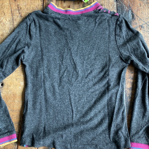 Christian LaCroix Bazar kids sweater with Graffiti ‘spray paint’, sz 8 - Picture 4 of 6